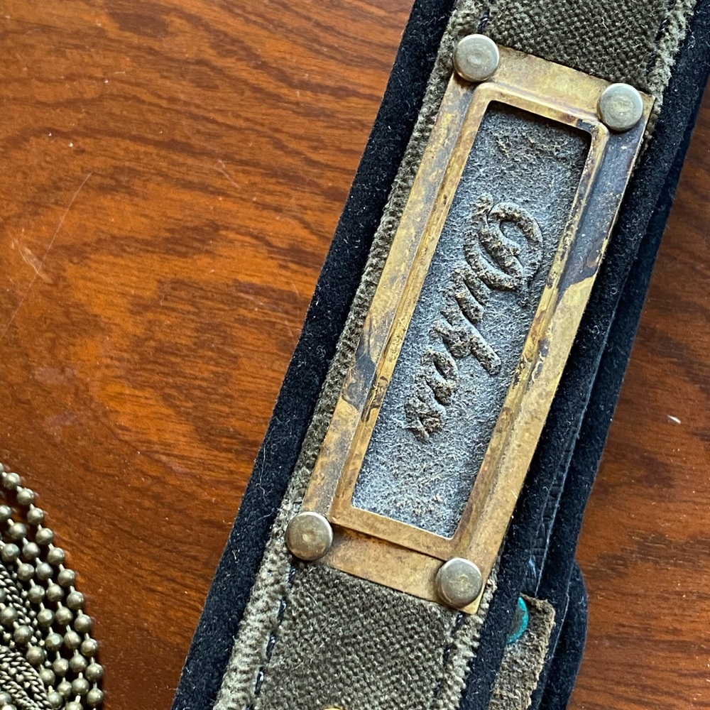 Greek designer DUKAS belt Swarovski crystals - Picture 5 of 14